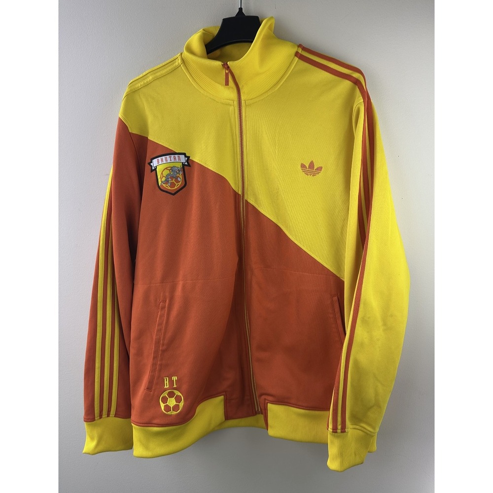 Rare 2007 Adidas BHUTAN Track Jacket ASO Step Up 2 Dragon Football Zip Men's 3XL - Picture 3 of 16